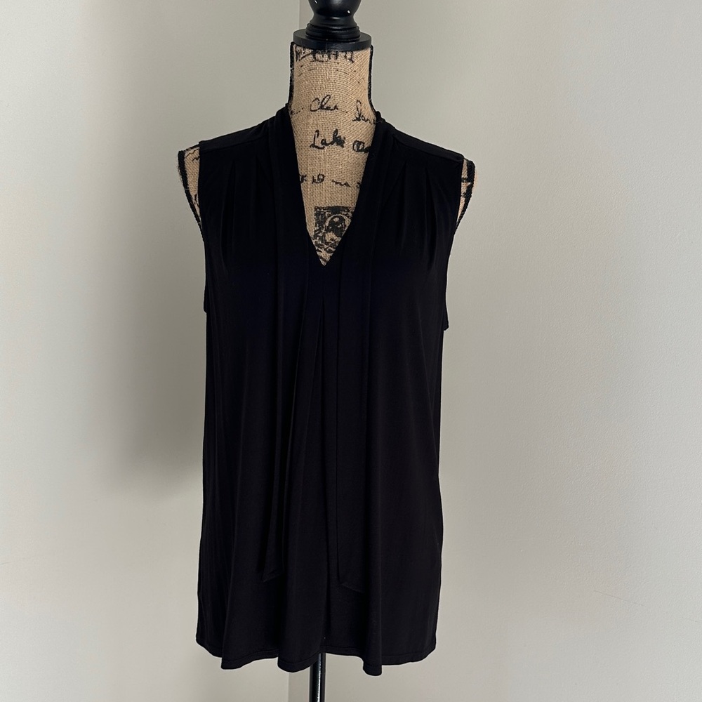 Max Studio Black Sleeveless Tank Top